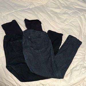 Bundle of maternity jeans